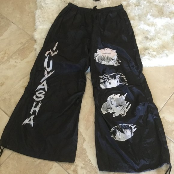Dolls Kill  Inuyasha collab pants size XXL New - Picture 1 of 3